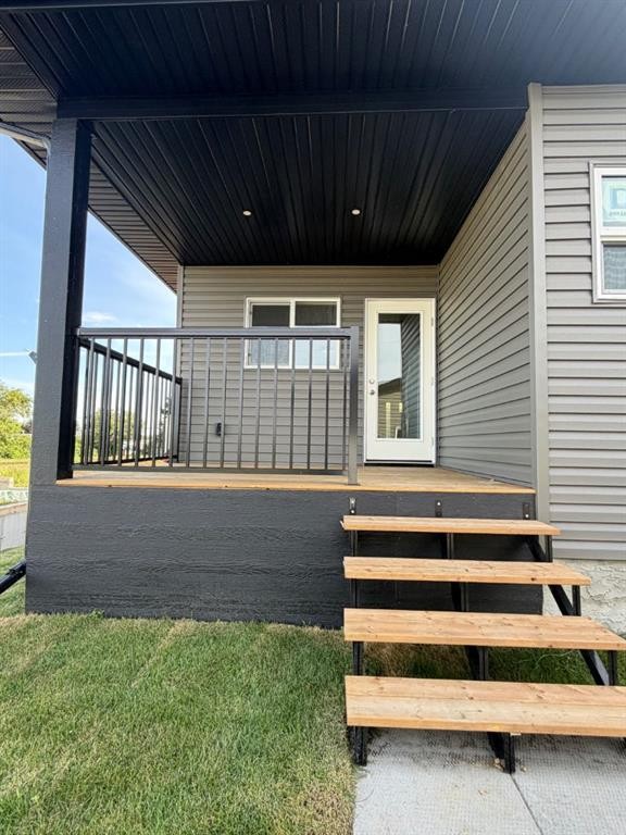 114 Alberta Street, Kingman, AB - Outdoor With Deck Patio Veranda With Exterior