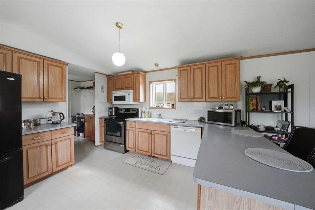 35219 Range Road 242, Rural Red Deer County, AB - Indoor Photo Showing Kitchen