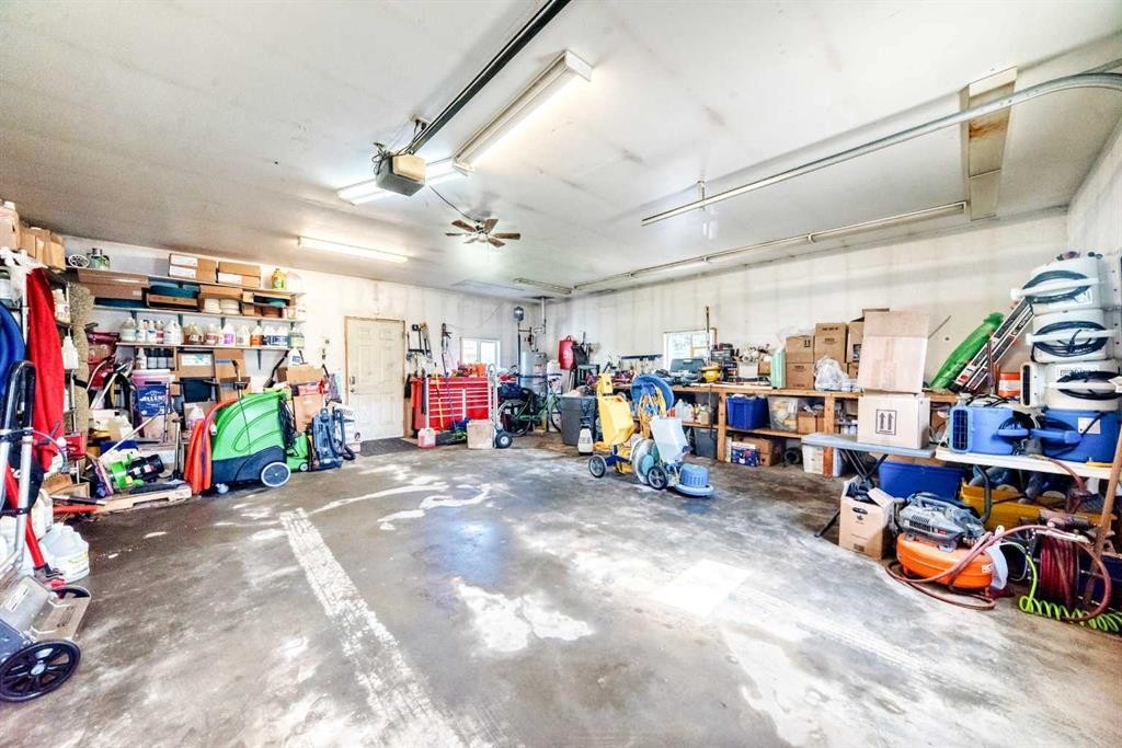 78 Drummond Avenue, Red Deer, AB - Indoor Photo Showing Garage