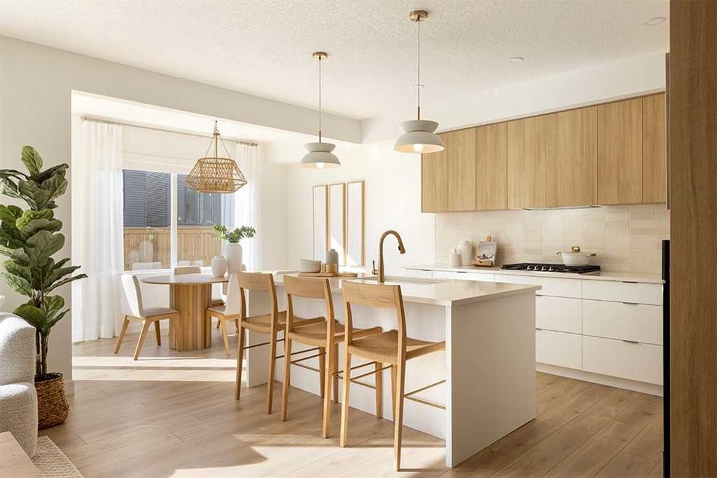 59 Annette Green Nw, Calgary, AB - Indoor Photo Showing Kitchen With Upgraded Kitchen