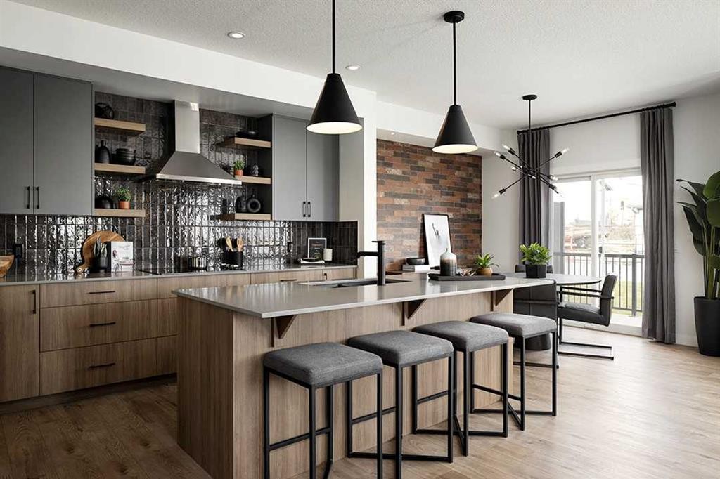 63 Annette Hill Nw, Calgary, AB - Indoor Photo Showing Kitchen With Upgraded Kitchen