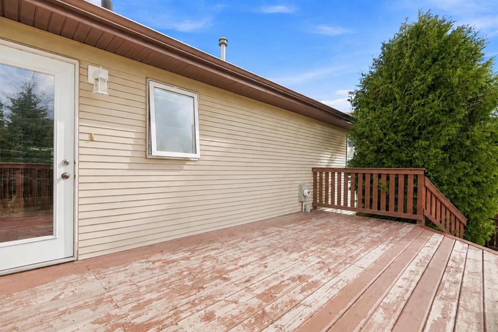 132 Downing Close, Red Deer, AB - Outdoor With Deck Patio Veranda With Exterior