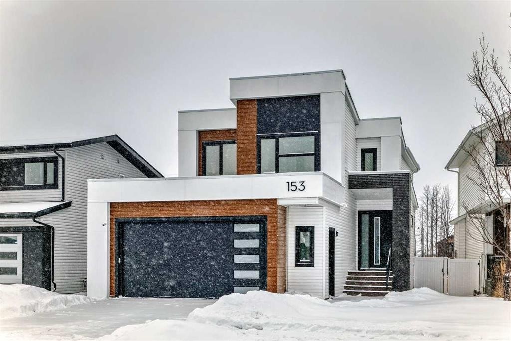 153 Emerald Drive, Red Deer, AB - Outdoor With Facade