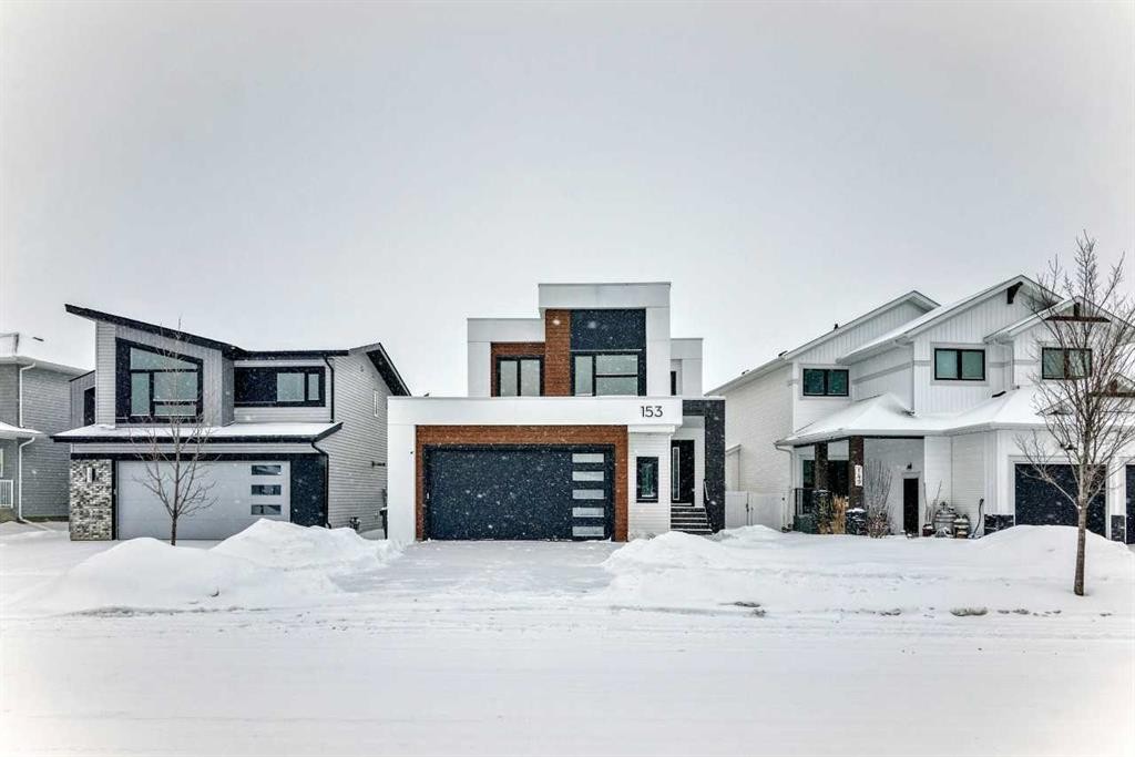 153 Emerald Drive, Red Deer, AB - Outdoor With Facade