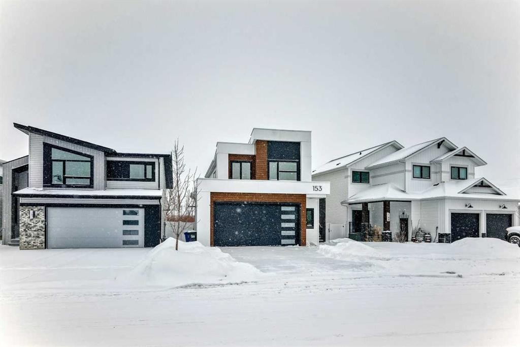 153 Emerald Drive, Red Deer, AB - Outdoor With Facade