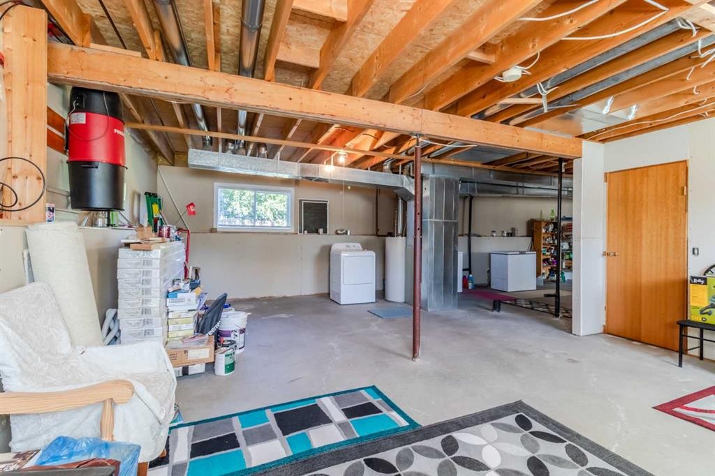 2100 25 Avenue, Bowden, AB - Indoor Photo Showing Basement