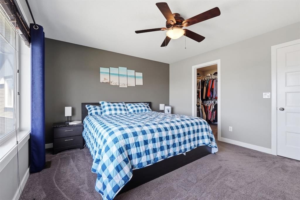 206 Truant Crescent, Red Deer, AB - Indoor Photo Showing Bedroom