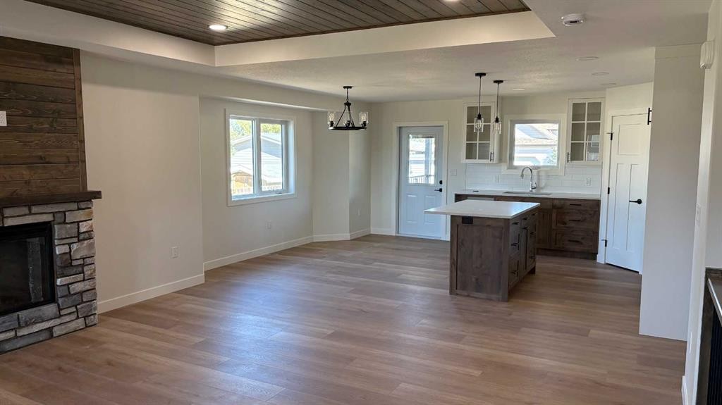 3 Greenview Crescent, Foremost, AB - Indoor With Fireplace