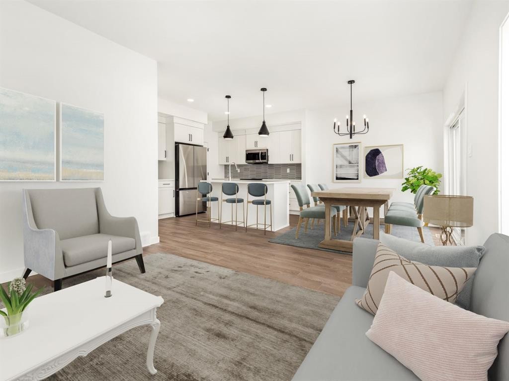 182 Caribou Bend North, Lethbridge, AB - Indoor Photo Showing Living Room