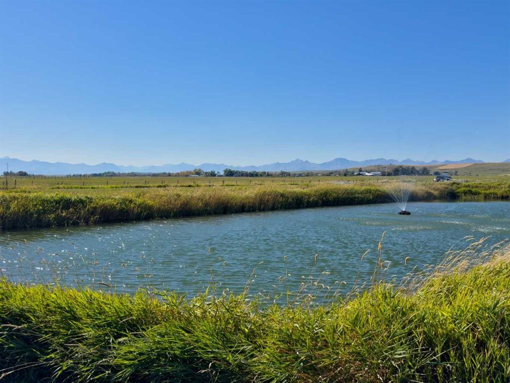 42082 Range Road 274, Hill Spring, AB - Outdoor With Body Of Water With View