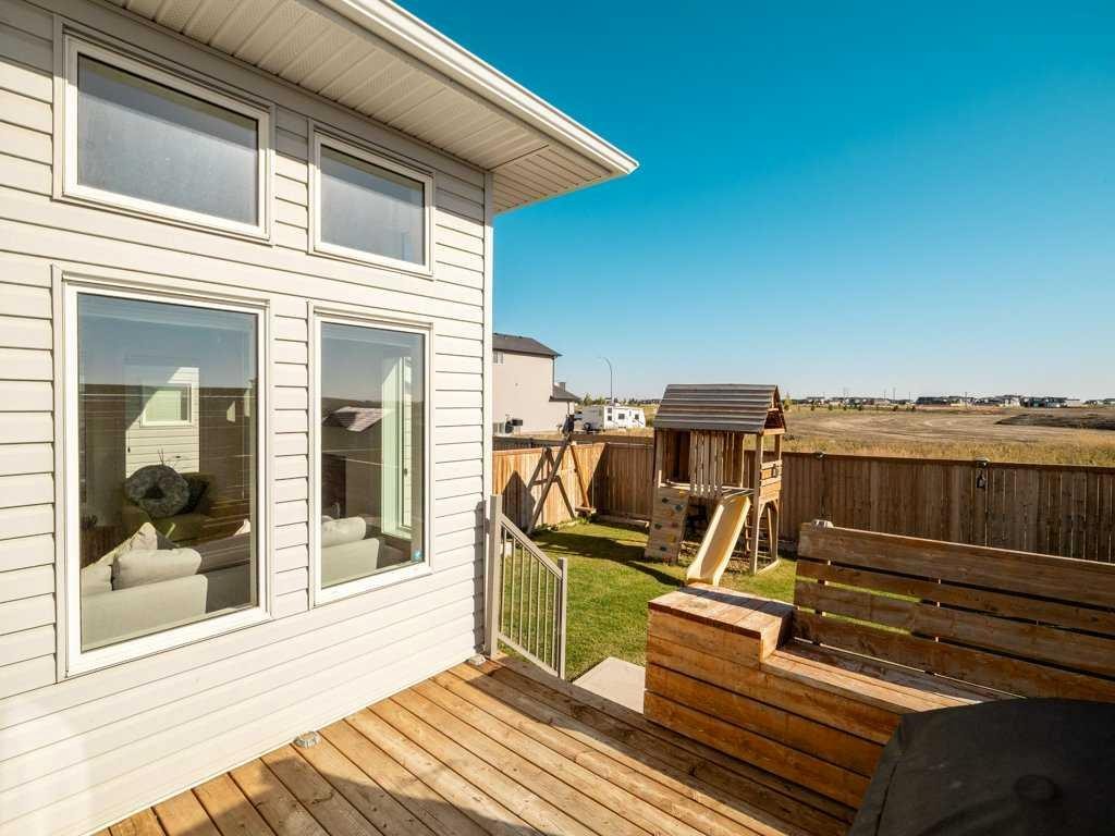 660 Aquitania Boulevard West, Lethbridge, AB - Outdoor With Deck Patio Veranda With Exterior