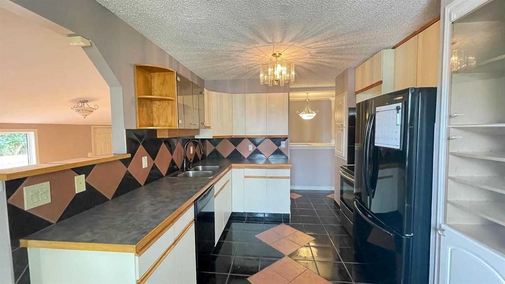 1919 19 Avenue South, Lethbridge, AB - Indoor Photo Showing Kitchen With Double Sink