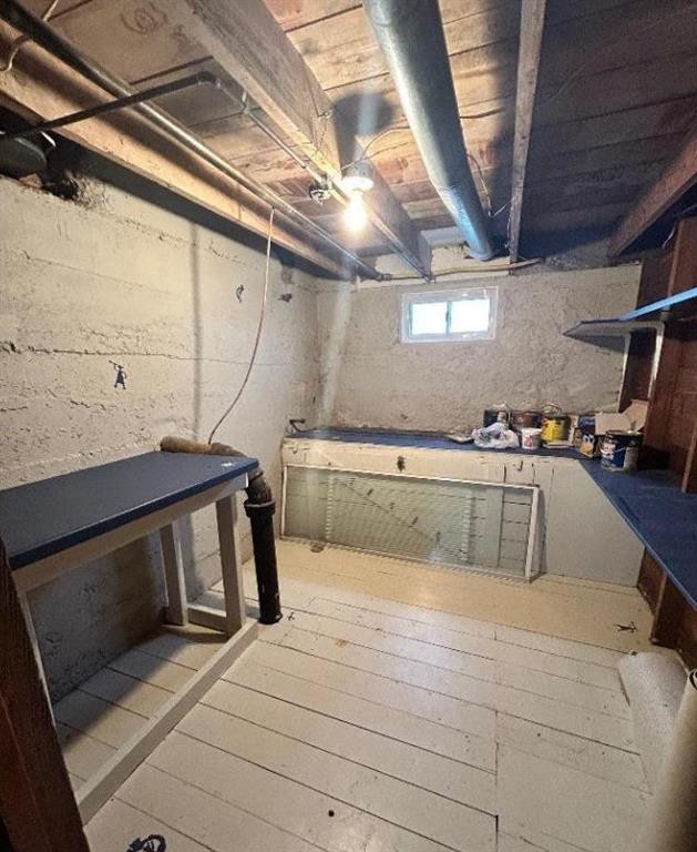 204 Grand Avenue, Carmangay, AB - Indoor Photo Showing Basement