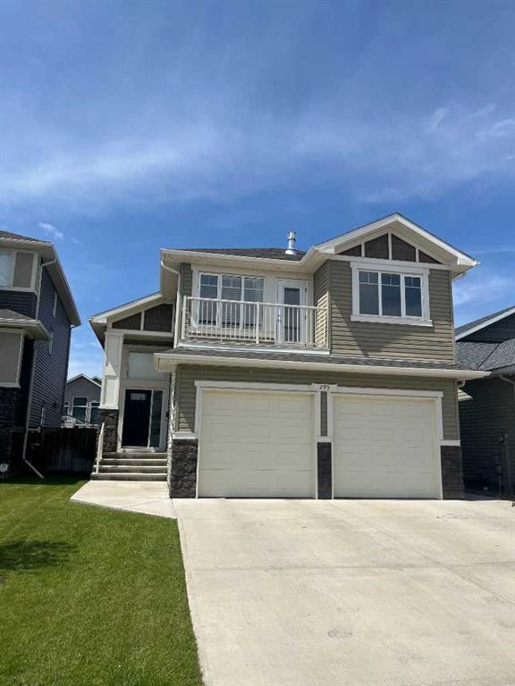 295 Sixmile Ridge South, Lethbridge, AB - Outdoor With Balcony With Facade
