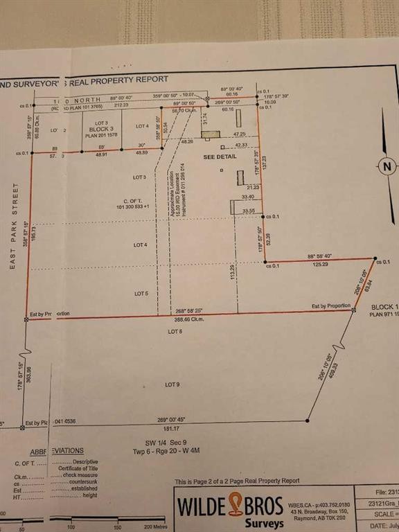 595E 100 N, Raymond, AB