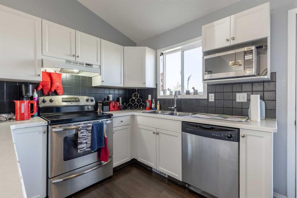 188 Cougar Way North, Lethbridge, AB - Indoor Photo Showing Kitchen With Double Sink