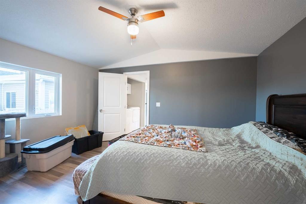 42 Westover Crescent, Claresholm, AB - Indoor Photo Showing Bedroom