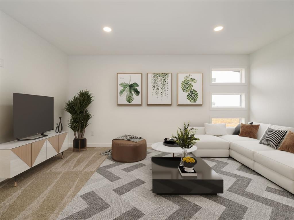 162 Caribou Bend North, Lethbridge, AB - Indoor Photo Showing Living Room