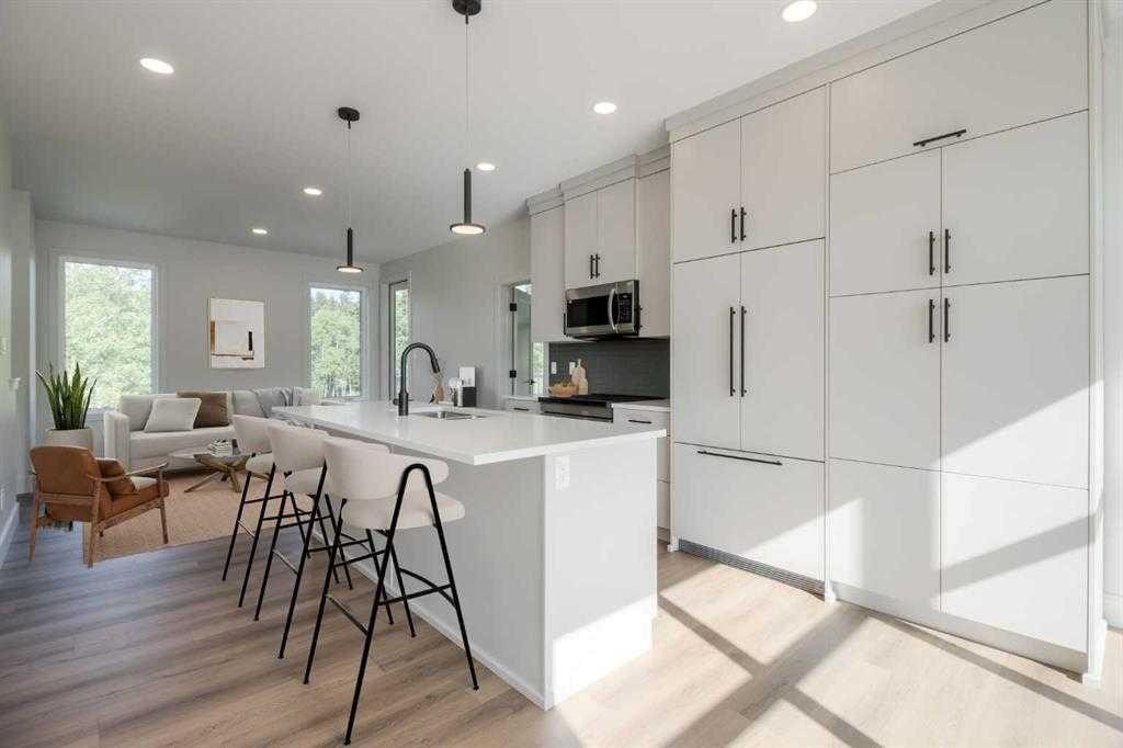 8603 25 Avenue, Coleman, AB - Indoor Photo Showing Kitchen With Upgraded Kitchen