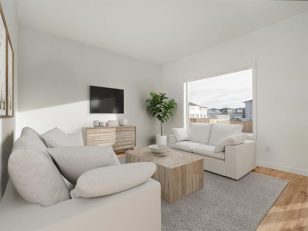 746 Violet Place West, Lethbridge, AB - Indoor Photo Showing Living Room