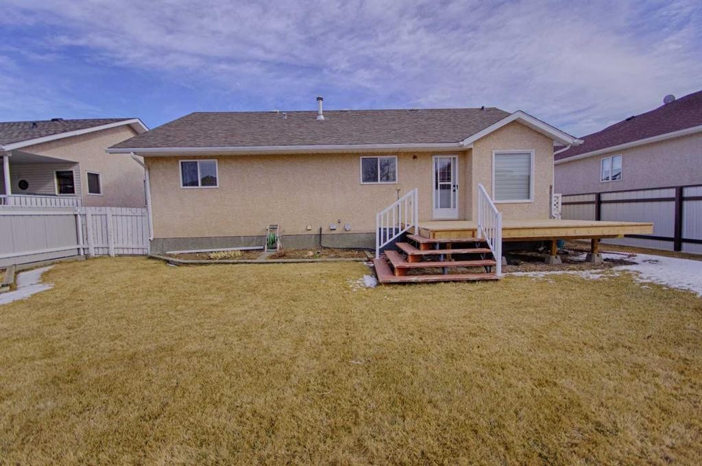 4912 41 St, Taber, AB - Outdoor With Deck Patio Veranda