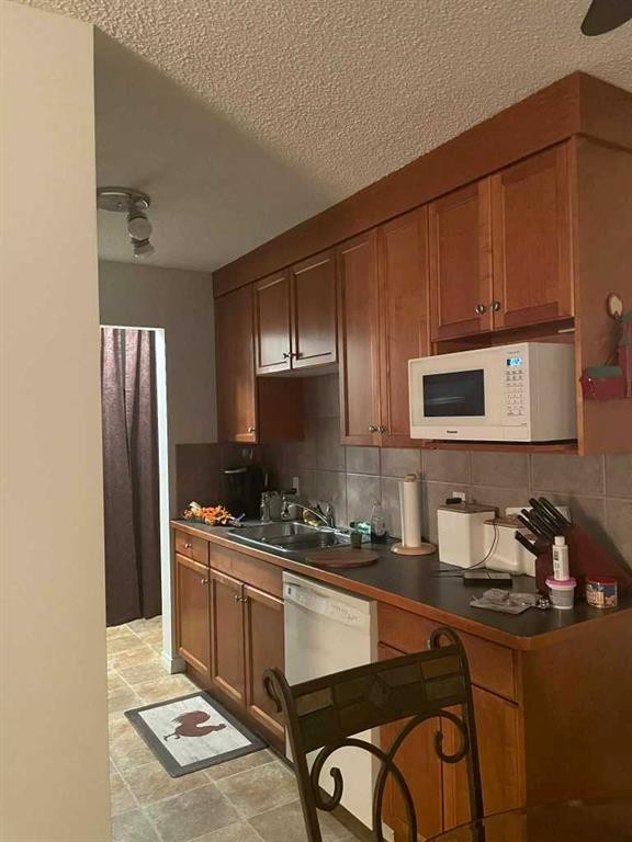 H201-2004 13 Avenue, Lethbridge, AB - Indoor Photo Showing Kitchen With Double Sink