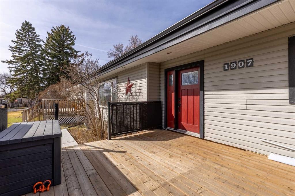 1907 7A Avenue North, Lethbridge, AB - Outdoor With Deck Patio Veranda With Exterior