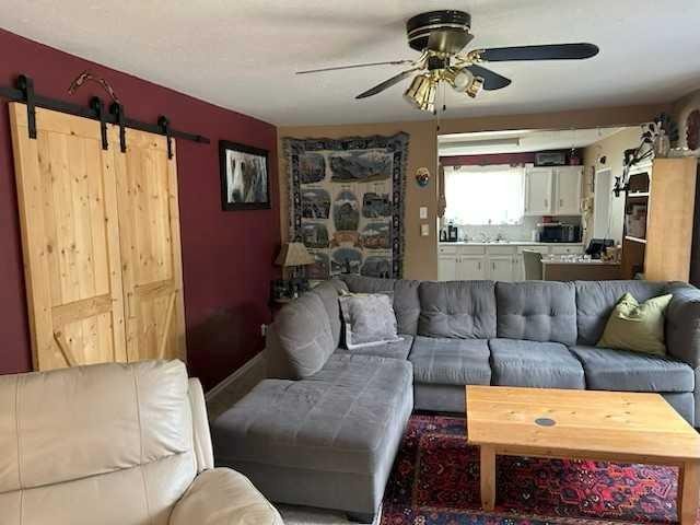 6001 16 Avenue, Coleman, AB - Indoor Photo Showing Living Room