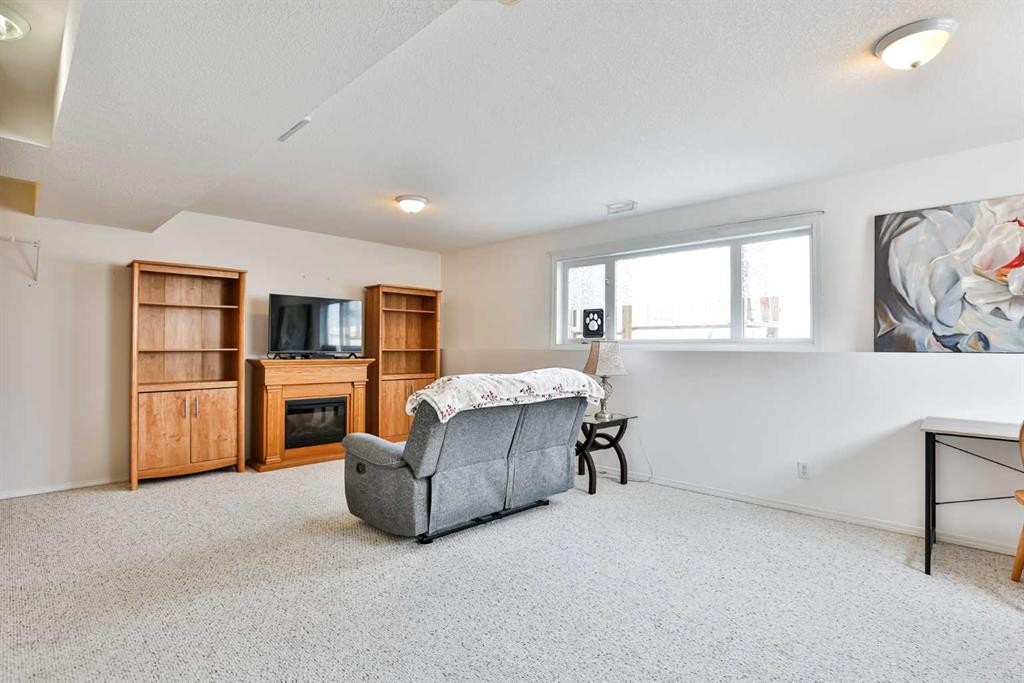 289 Cougar Way North, Lethbridge, AB - Indoor With Fireplace