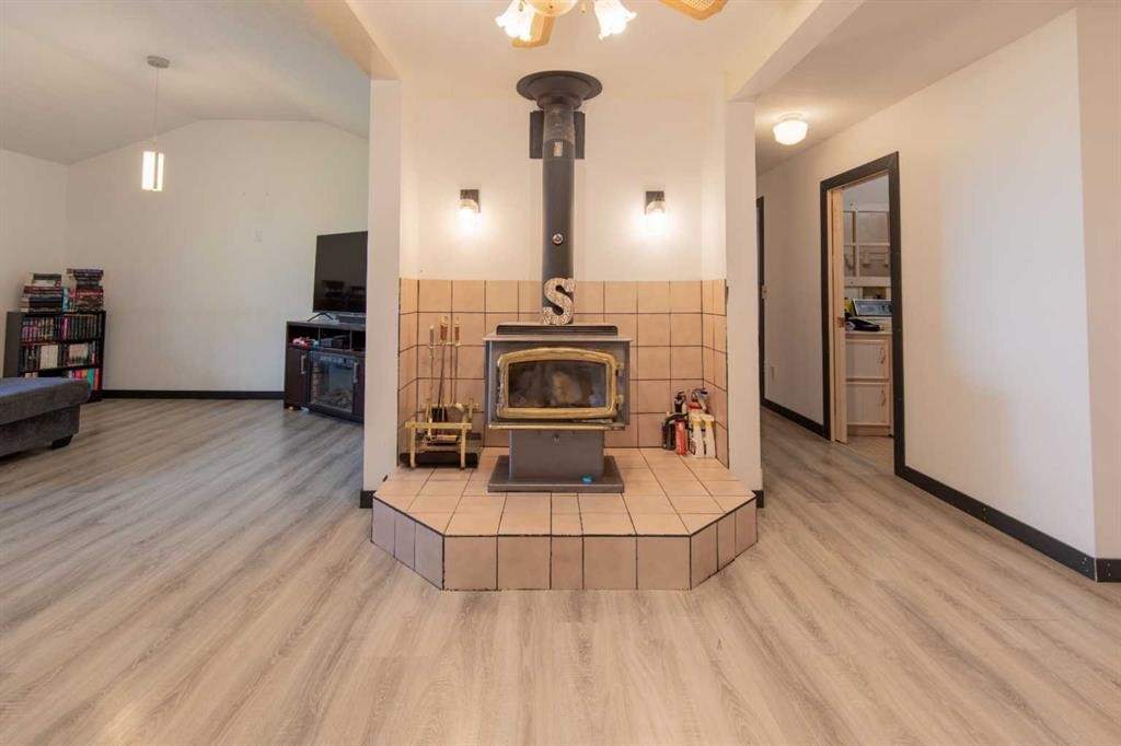 63004A Hwy 5, Welling, AB - Indoor With Fireplace