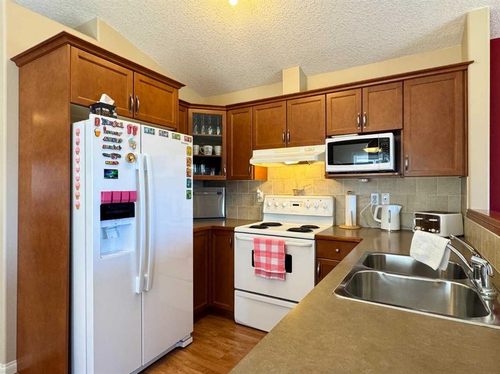 344 Lynx Crescent North, Lethbridge, AB - Indoor Photo Showing Kitchen With Double Sink
