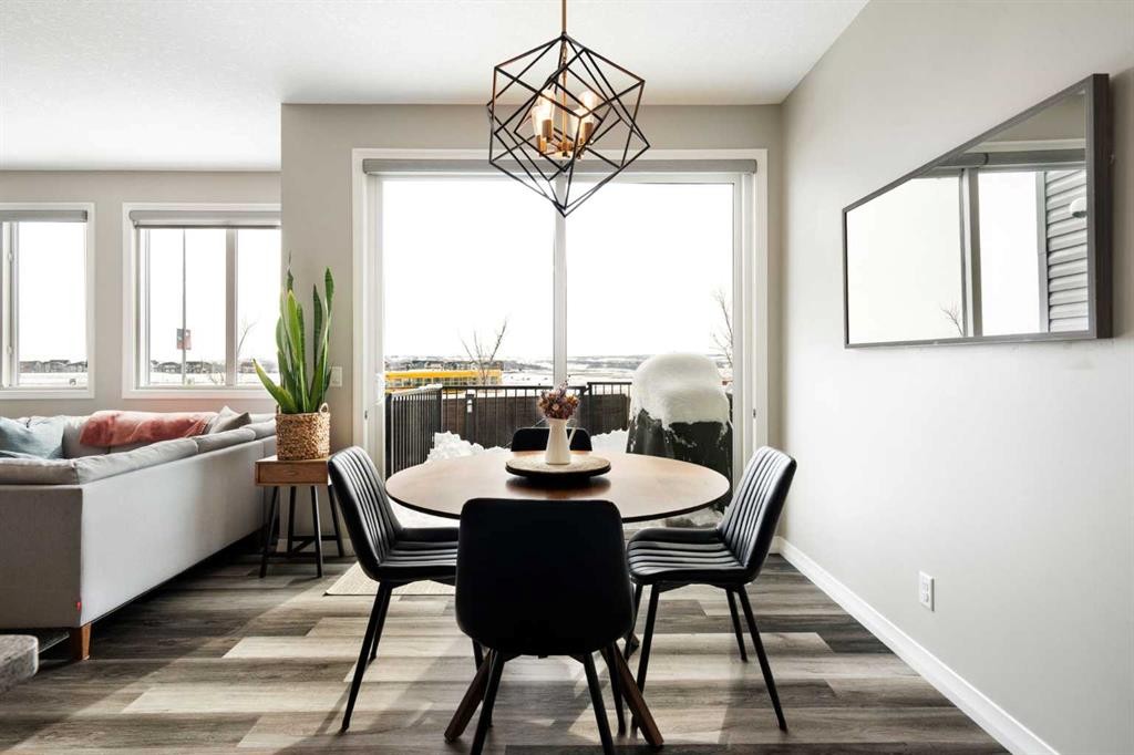 700 Seton Circle Se, Calgary, AB - Indoor Photo Showing Dining Room