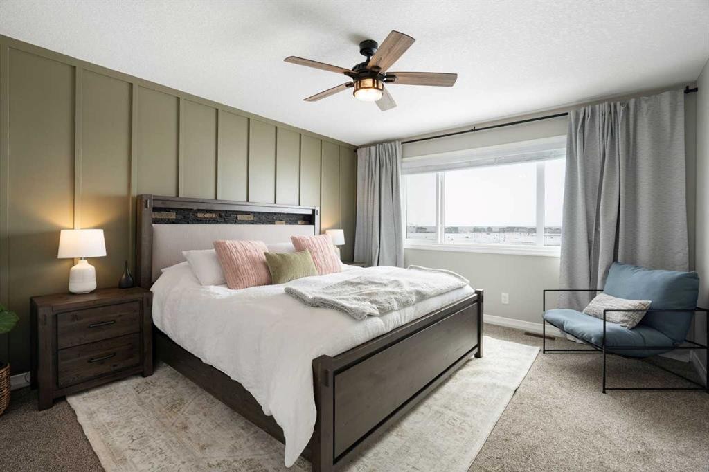 700 Seton Circle Se, Calgary, AB - Indoor Photo Showing Bedroom
