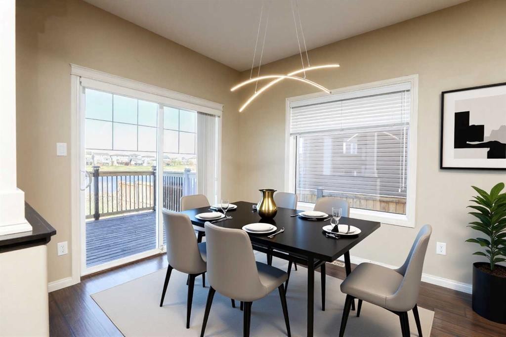 132 Firelight Way West, Lethbridge, AB - Indoor Photo Showing Dining Room