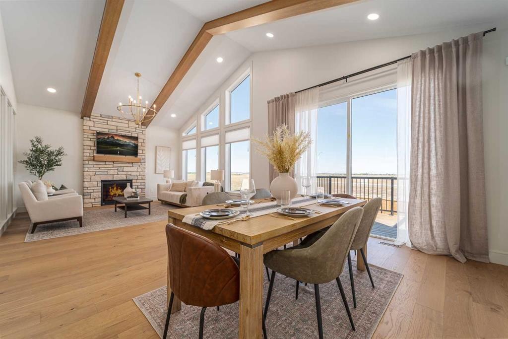343 Blackwolf Boulevard North, Lethbridge, AB - Indoor With Fireplace