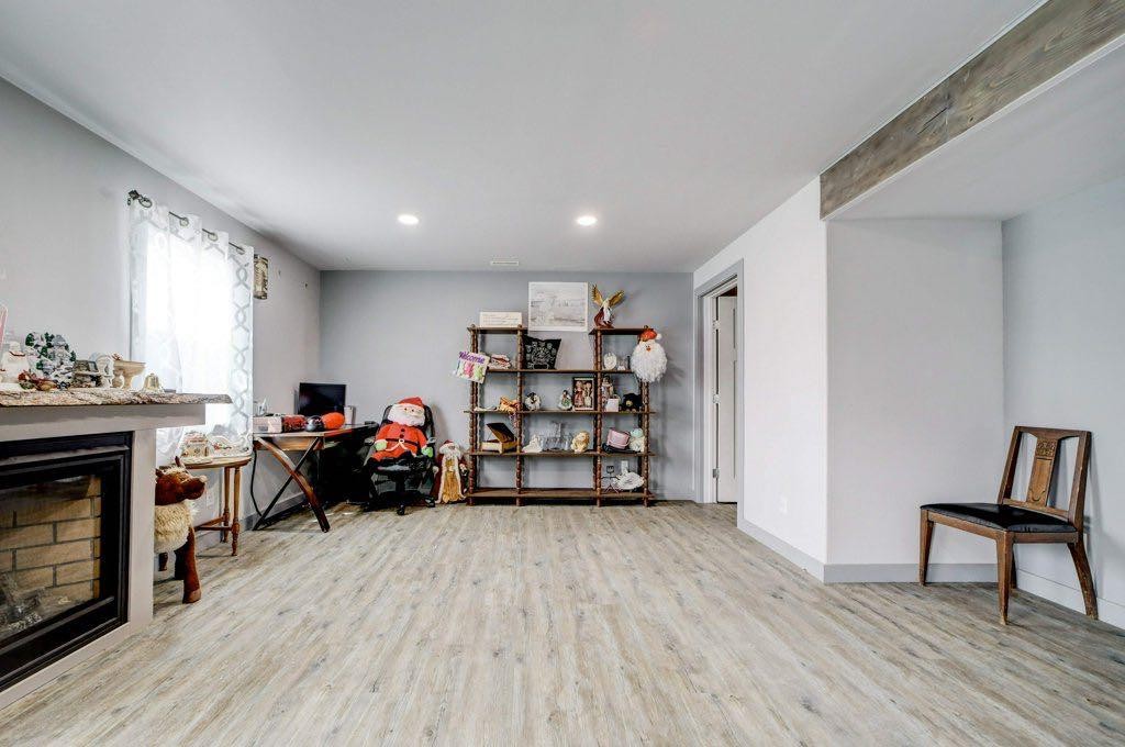 8501 21 Avenue, Coleman, AB - Indoor With Fireplace