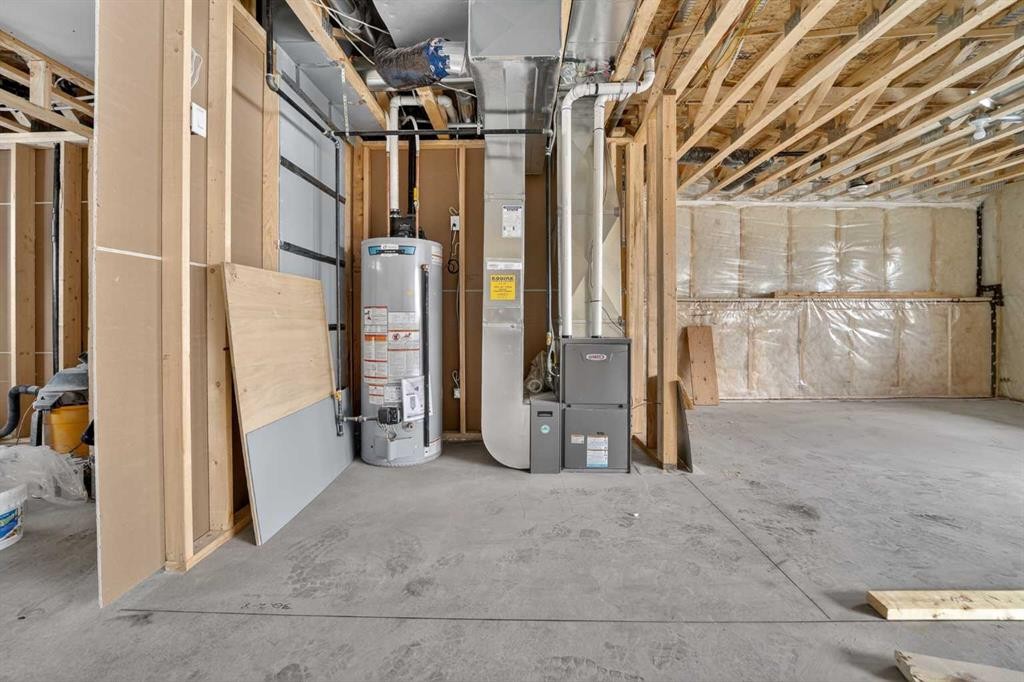 4605 7 Street, Coalhurst, AB - Indoor Photo Showing Basement