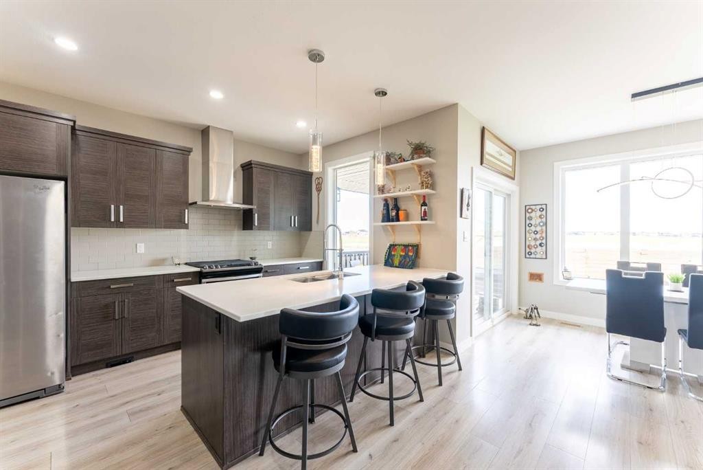 437 Devonia Way West, Lethbridge, AB - Indoor Photo Showing Kitchen With Upgraded Kitchen