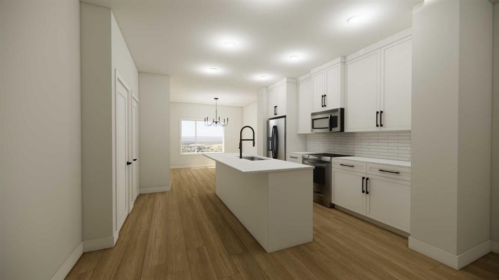 2705 16 Avenue, Coaldale, AB - Indoor Photo Showing Kitchen With Upgraded Kitchen