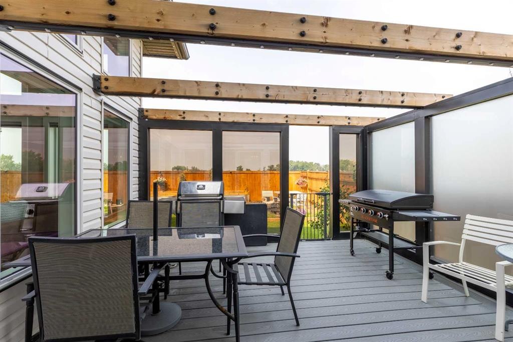 107 Westgate Drive, Coaldale, AB - With Deck Patio Veranda With Exterior