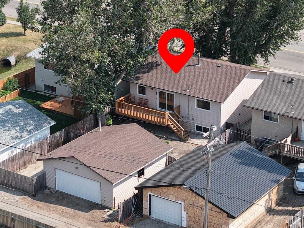 305 51 Avenue, Coalhurst, AB - Outdoor With Deck Patio Veranda With Exterior