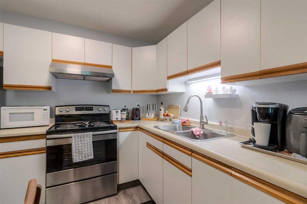 333-1237 4 Avenue South, Lethbridge, AB - Indoor Photo Showing Kitchen With Double Sink