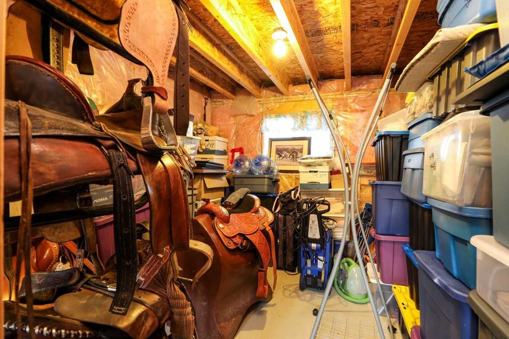 210 Macewan Street, Granum, AB - Indoor Photo Showing Basement