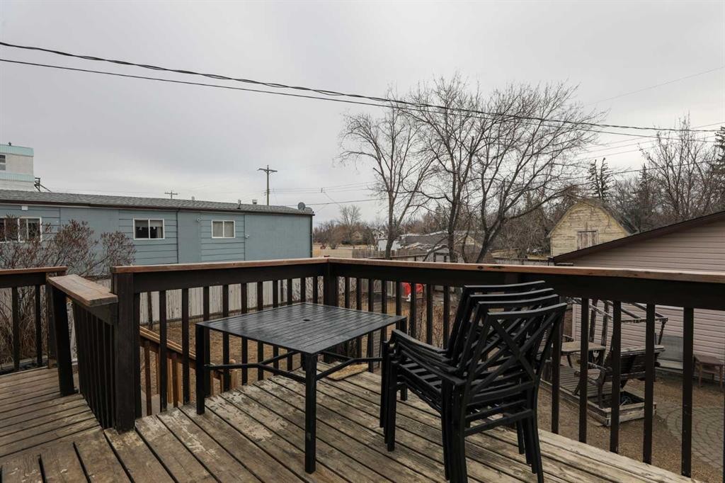 210 Macewan Street, Granum, AB - Outdoor With Deck Patio Veranda With Exterior