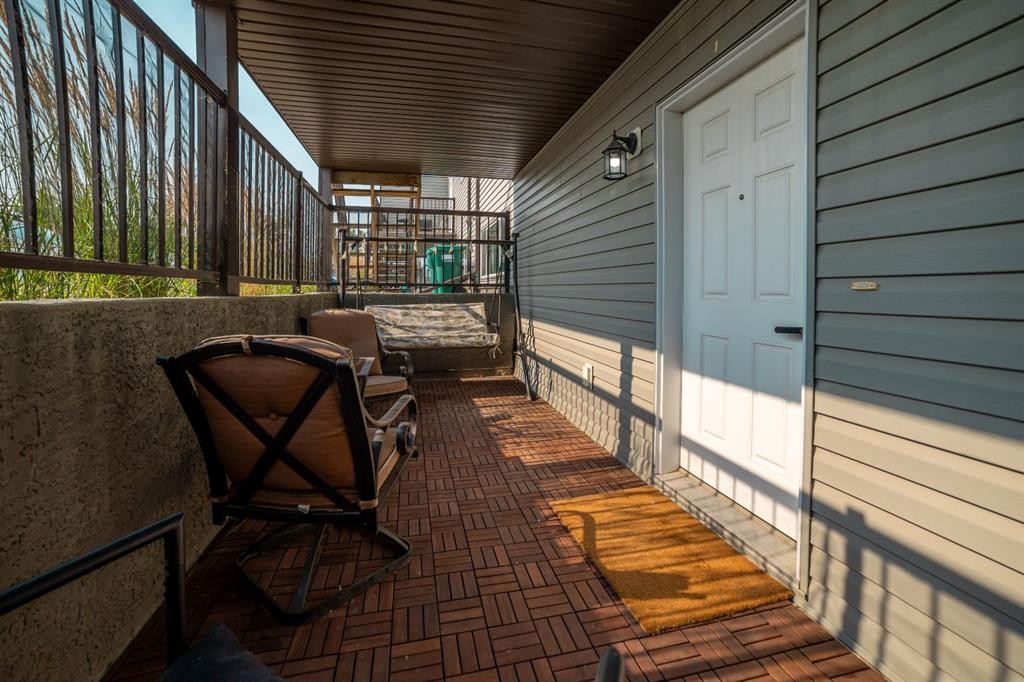 5-103 Crocus Terrace West, Lethbridge, AB - Outdoor With Deck Patio Veranda With Exterior
