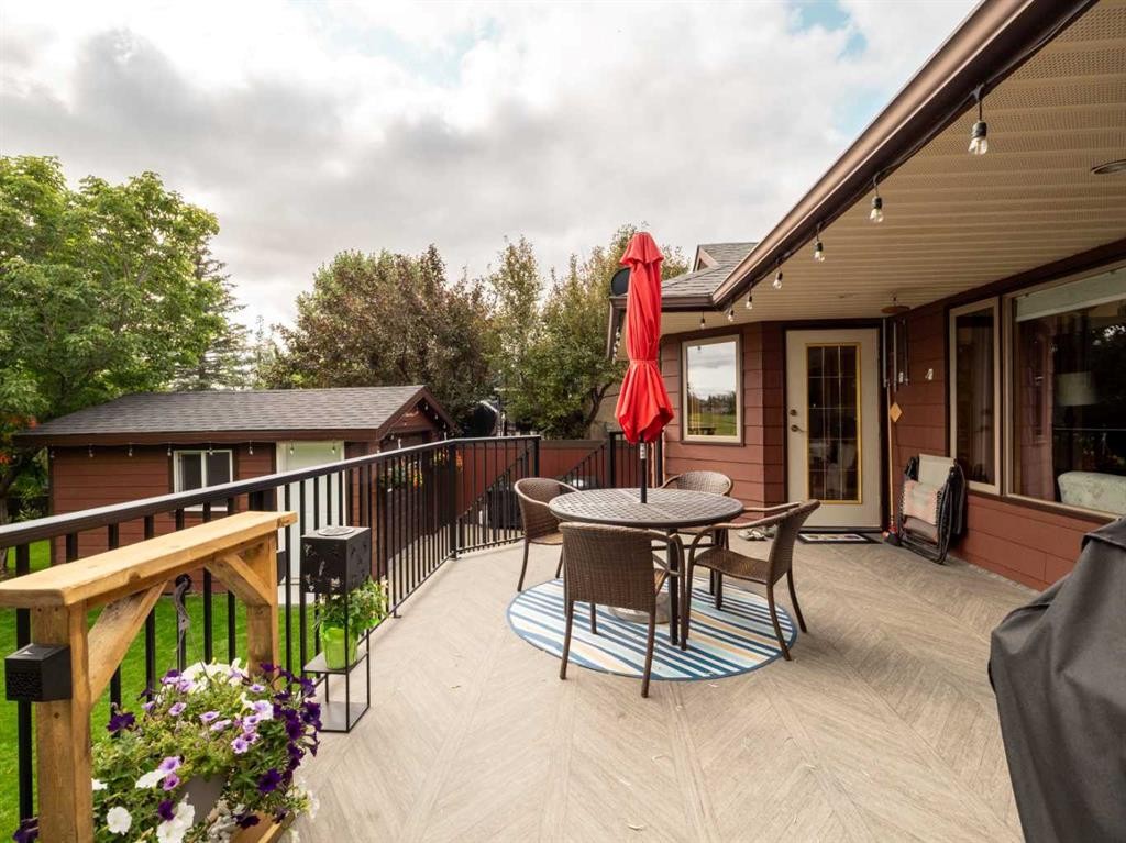 123 Fairway Drive, Coaldale, AB - Outdoor With Deck Patio Veranda With Exterior
