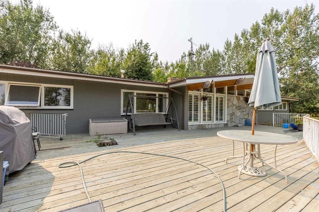 54032 Rr 20-2, Raymond, AB - Outdoor With Deck Patio Veranda With Exterior