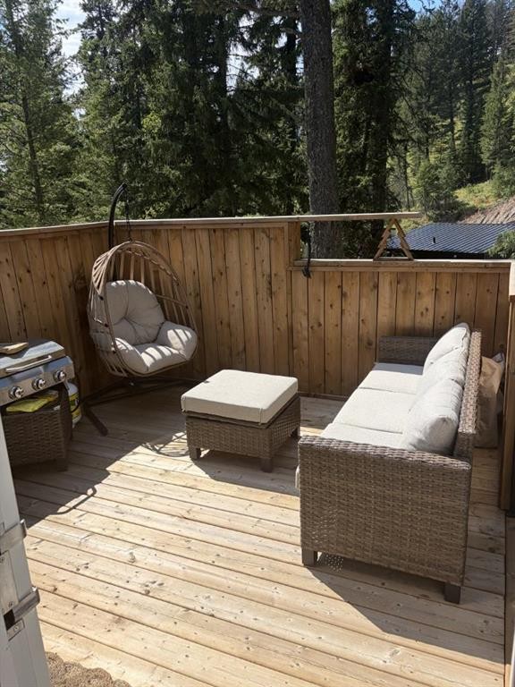 105 Pine Point, Blairmore, AB - Outdoor With Deck Patio Veranda With Exterior