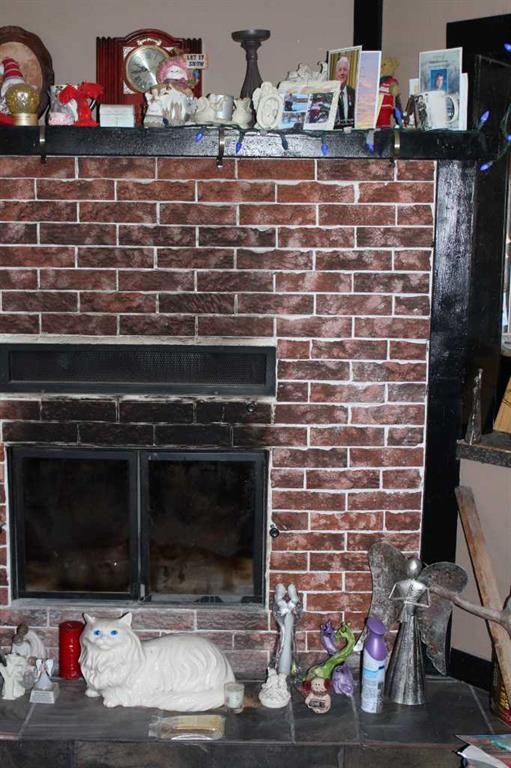 316 5Th Avenue Se, Manning, AB - Indoor With Fireplace