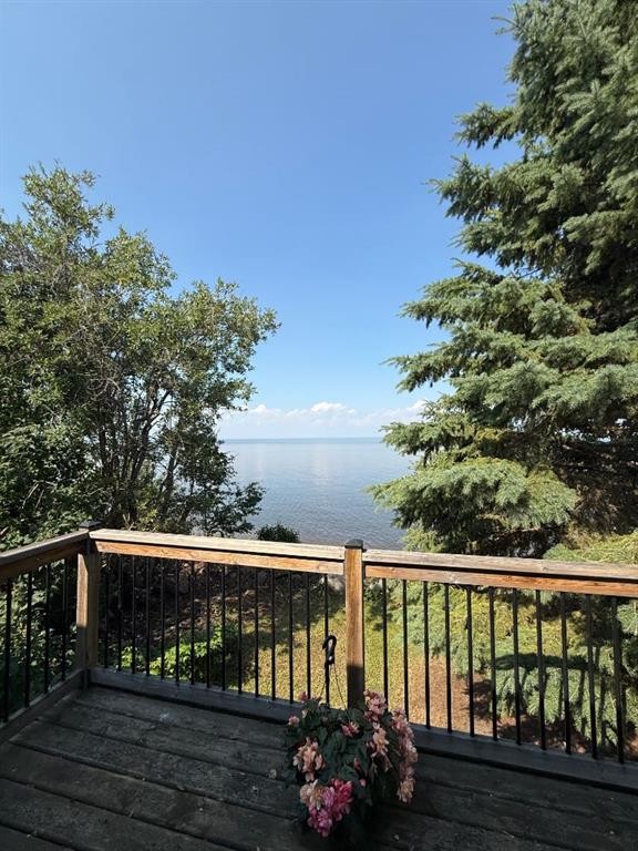 75 Peace River Avenue, Joussard, AB - Outdoor With Body Of Water With View